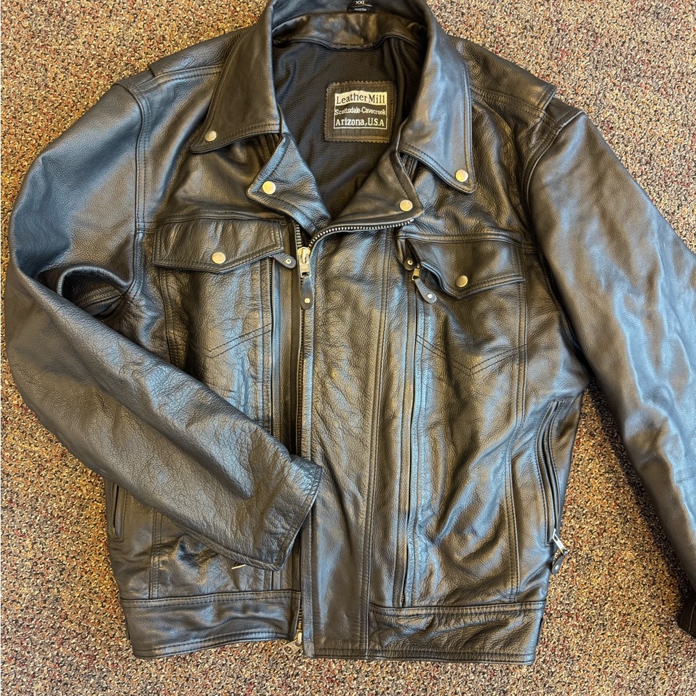 Men’s Leather jacket size 2x